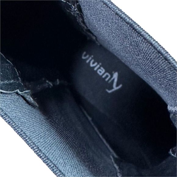 Vivianly Platform Chelsea Lug Sole Chunky Block Heel Boots - Size 39 - Picture 7 of 11